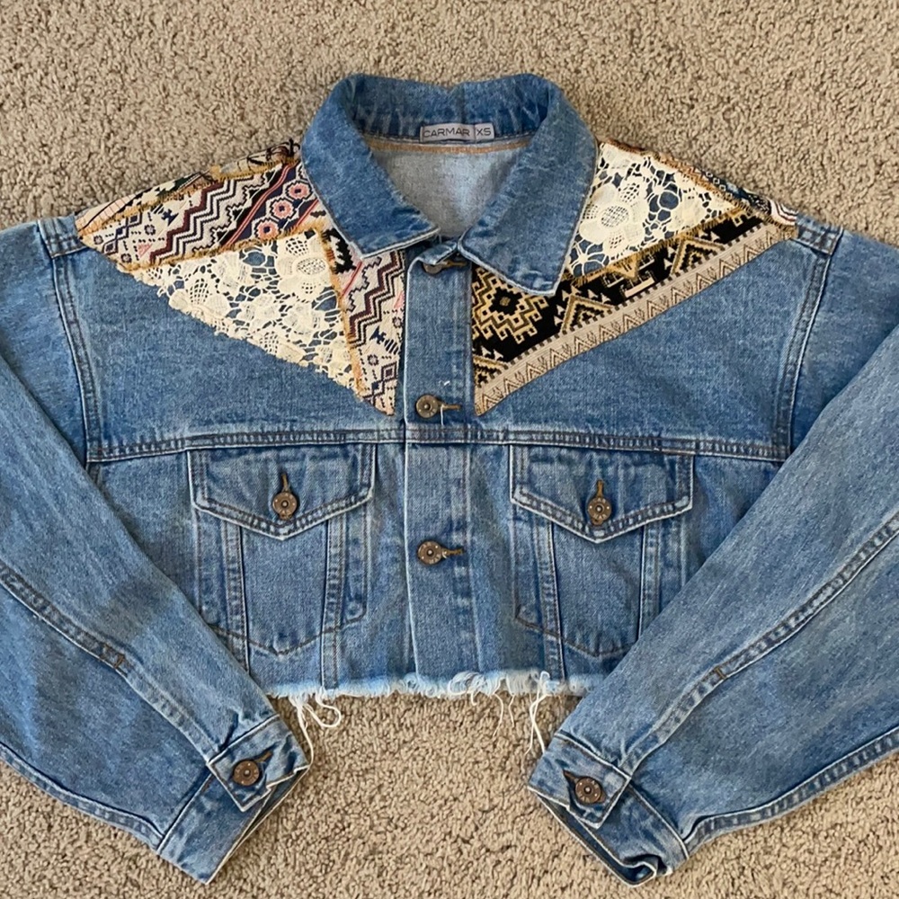 LF Carmar Cropped Denim Jacket